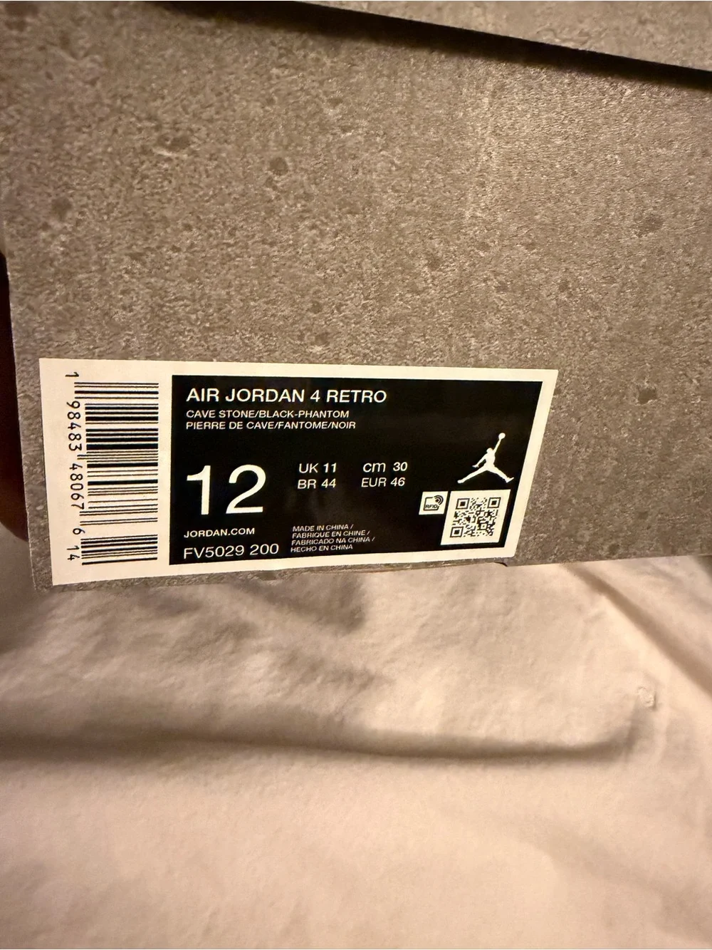 Air Jordan 4 Retro 'Cave Stone